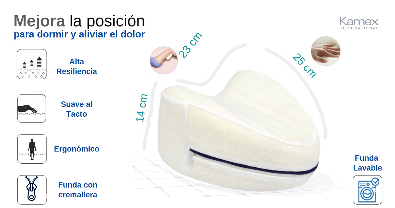 Almohada Soporte Para PIernas Y Rodillas